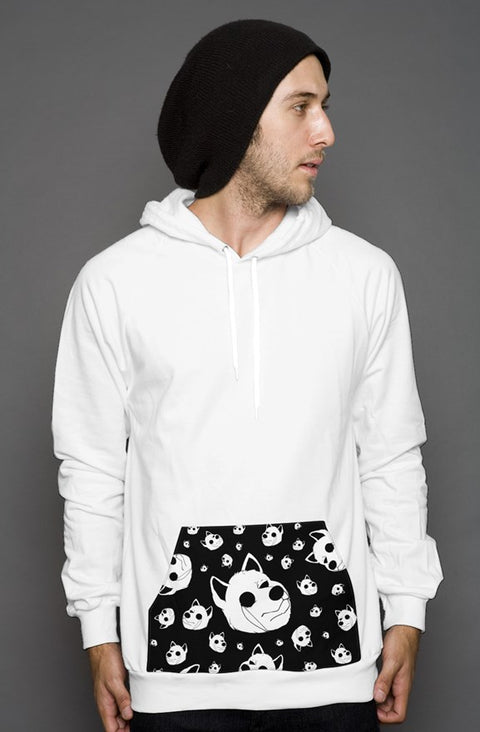 Light Hearted Pocket Hoody w/ Arm Embroidery