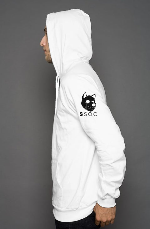 Light Hearted Pocket Hoody w/ Arm Embroidery