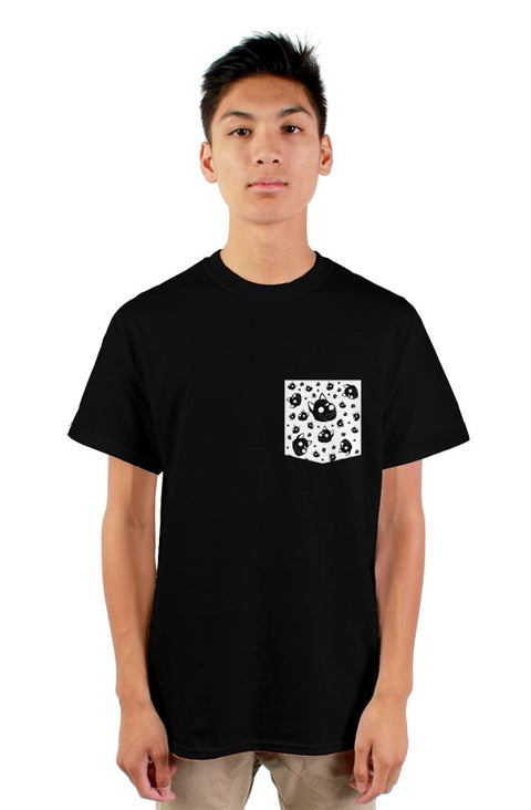 Bark Side Pocket T-Shirt w/ Arm Embroidery